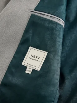 Next Gris - - Veste de costume texturée Ajustement régulier Sale