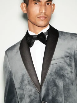 Next Gris - Ajustement régulier - Blazer en velours Hot