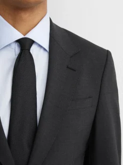 Reiss Gris - Blazer de costume Promise à simple boutonnage en laine Blend, coupe habillée Clearance