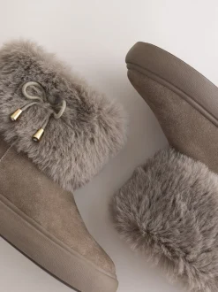 Next Gris - Bottes déperlantes en daim Sale