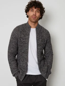 Threadbare Gris - Cardigan zippé Best