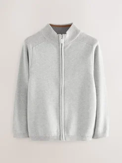 Next - Cardigan zippé en tricot (3-16ans) Gris Online