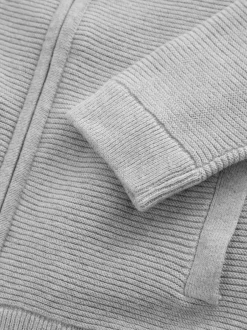 Next - Cardigan zippé (3mths-7yrs) Gris Best