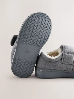 Next Gris - Chaussons Cupsole doublés chauds Hot