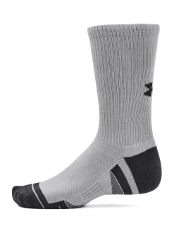 Under Armour Gris - Col rond - Lot de 3 chaussettes Performance Tech Hot