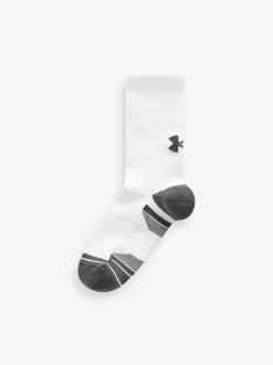 Under Armour Gris - Col rond - Lot de 3 chaussettes Performance Tech Hot