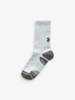 Under Armour Gris - Col rond - Lot de 3 chaussettes Performance Tech Hot
