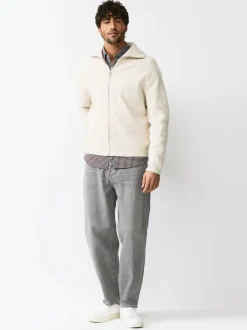 Next Gris - - délavé vintage Denim Jeans Coupe ballon Online