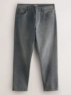 Next - Coupe fuselée régulière - Jean Motionflex Gris Discount