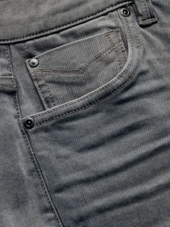 Next - Coupe fuselée régulière - Jean Motionflex Gris Discount