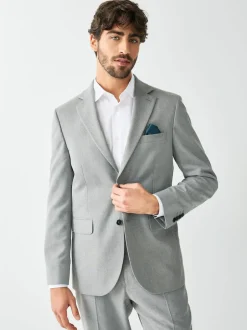Next Gris - - Veste de costume texturée Coupe sur mesure Sale