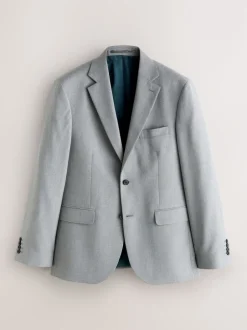 Next Gris - - Veste de costume texturée Coupe sur mesure Sale