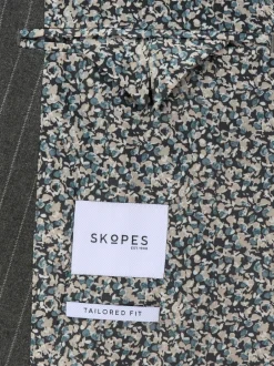 Skopes Gris - Croisée - Vestes de costume Cassius Habillé Rayure New