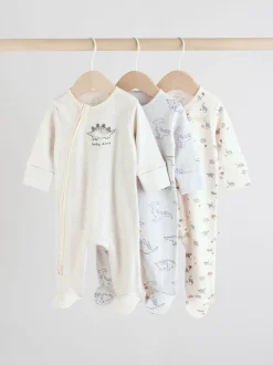 Next Gris - Dors-bien bébé 100% coton zippés en deux sens 3 Lot (0-2ans) Sale