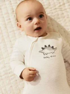 Next Gris - Dors-bien bébé 100% coton zippés en deux sens 3 Lot (0-2ans) Sale