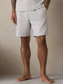 Next Gris - Ensemble pyjama à manches courtes en éponge Outlet