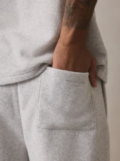 Next Gris - Ensemble pyjama à manches courtes en éponge Outlet