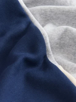 Next Gris - Ensemble sweat-shirt et joggings à col zippé en entonnoir New