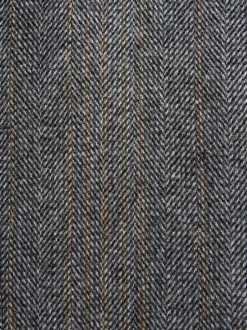 Next Gris - Gilet de costume coupe ajustée à rayures à chevrons en laine mélangée Discount