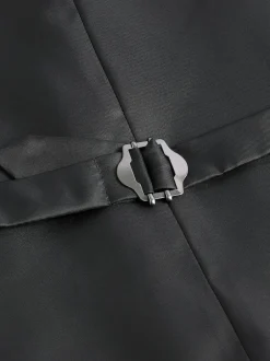 Next Gris - Gilet de costume en flanelle de laine et cachemire mélangés Signature Zignone Outlet