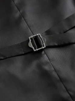 Next - Gilet de costume texturé Gris