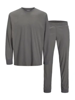 JACK & JONES Gris - ensemble lounge à manches longues Outlet