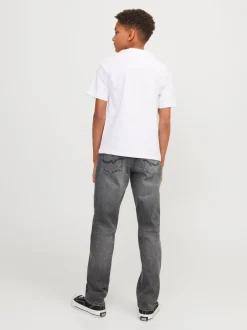JACK & JONES JUNIOR Gris - Jean Clark gris coupe classique Best