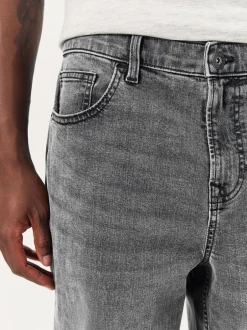 Next - Jean classique extensible à coupe décontractée Gris Best