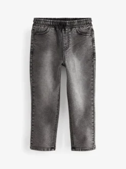 Next Gris - Jeans extensibles à taille élastique (3-16ans)