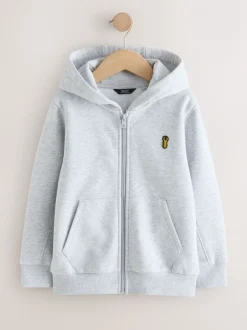 Next Gris - Logo Zip Through Hoodie (3-16yrs) Sale