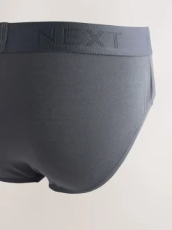 Next Gris - Lot de 5 - Slips riches en coton Online