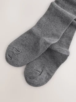 Next Gris - Lot de 3 collants School riches en coton Sale