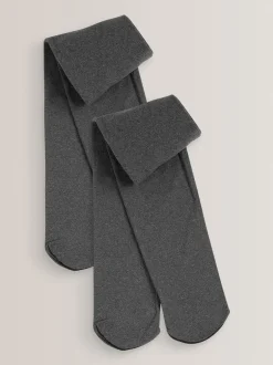 Next Gris - Lot de 2 collants School 80 deniers Online