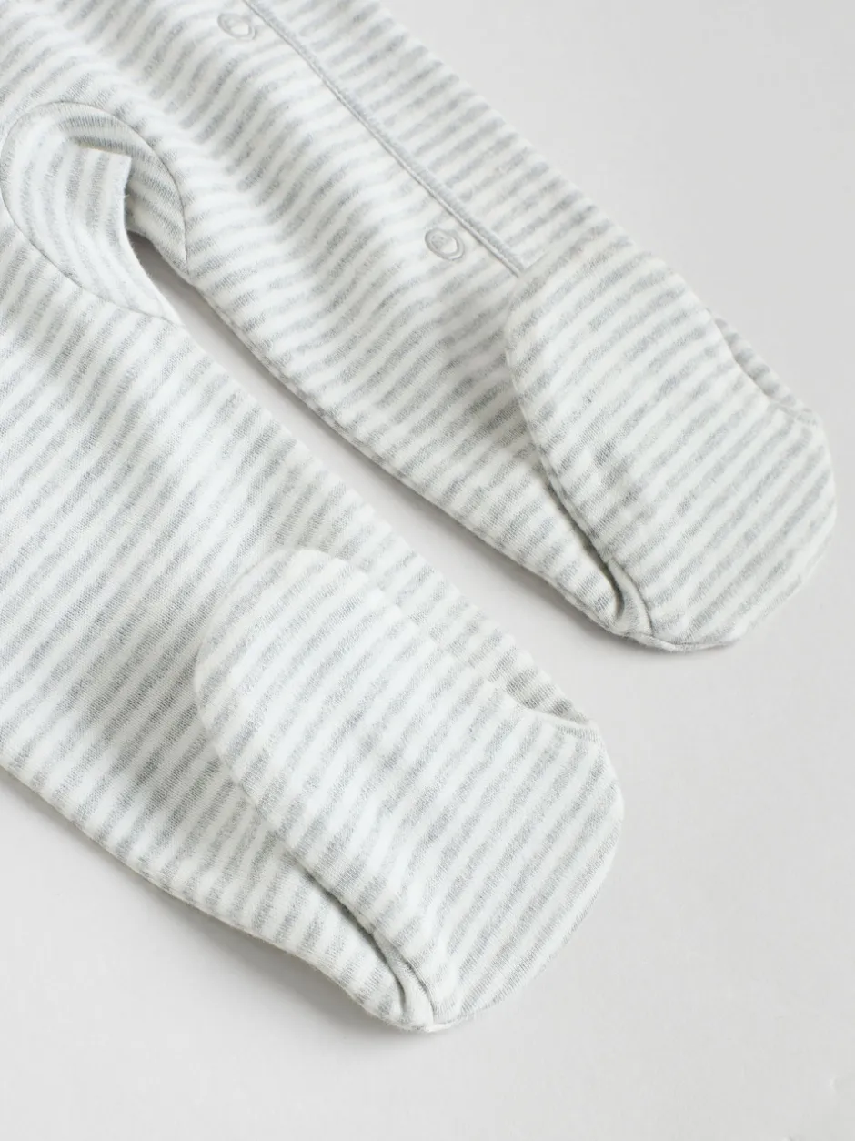 Next Gris - Lot de 3 dors-bien à boutons-pression bébé Outlet