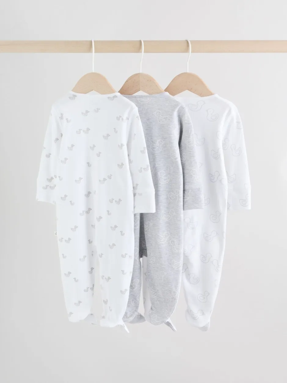 Next Gris - Lot de 3 dors-bien bébé zippés (0-2ans) Online