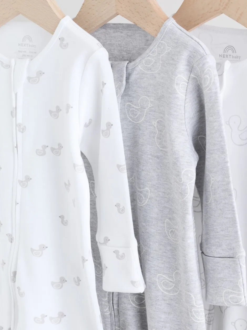 Next Gris - Lot de 3 dors-bien bébé zippés (0-2ans) Online