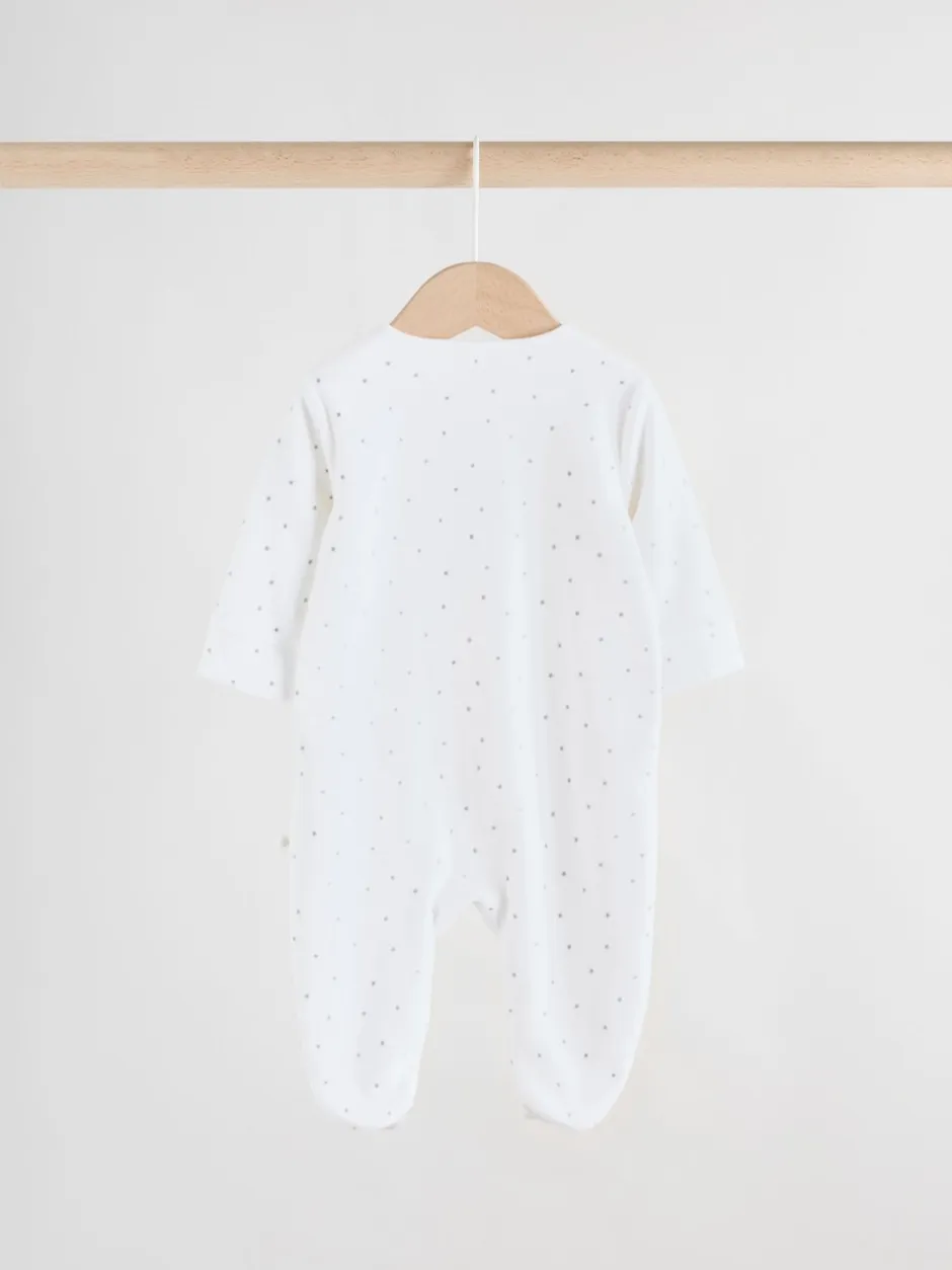 Next Gris - Lot de 2 dors-bien zippés en velours pour bébé (0-2ans) Clearance