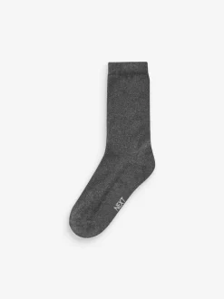 Next Gris - Lot de 7 paires de chaussettes à semelle intérieure rembourrée Sale