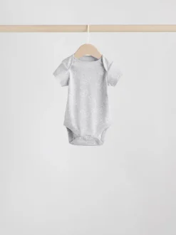 Next Gris - Lot de bodys à manches courtes pour bébé 5