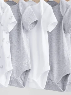Next Gris - Lot de bodys à manches courtes pour bébé 5