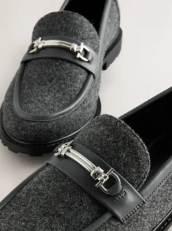 Next Gris - Mocassins à bout rond avec quincaillerie Forever Comfort® Online