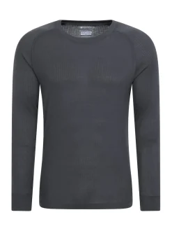 Mountain Warehouse Gris - Talus Mens Thermal Top & Joggers Set Clearance