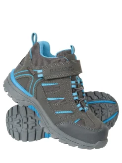 Mountain Warehouse Gris - Chaussures de marche imperméables Junior Drift Hot