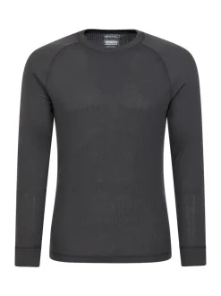 Mountain Warehouse Gris - Haut thermique Talus homme à col rond New