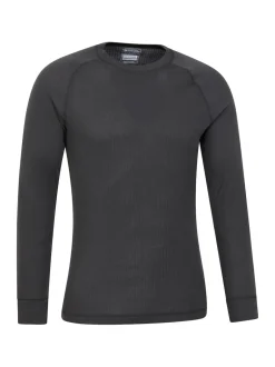 Mountain Warehouse Gris - Haut thermique Talus homme à col rond New