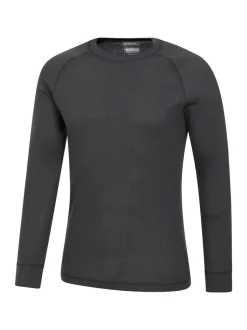 Mountain Warehouse Gris - Haut thermique Talus homme à col rond New