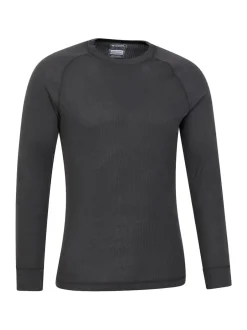 Mountain Warehouse Gris - Haut thermique Talus homme à col rond New