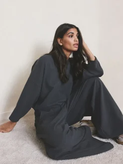 Next Gris - N.Premium Sweat-shirt large brossé