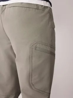 Next Gris - Pantalon cargo utilitaire DryTech Coupe ajustée Tech Extensible Clearance