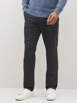 Next Gris - Pantalon chino droit 100% coton New